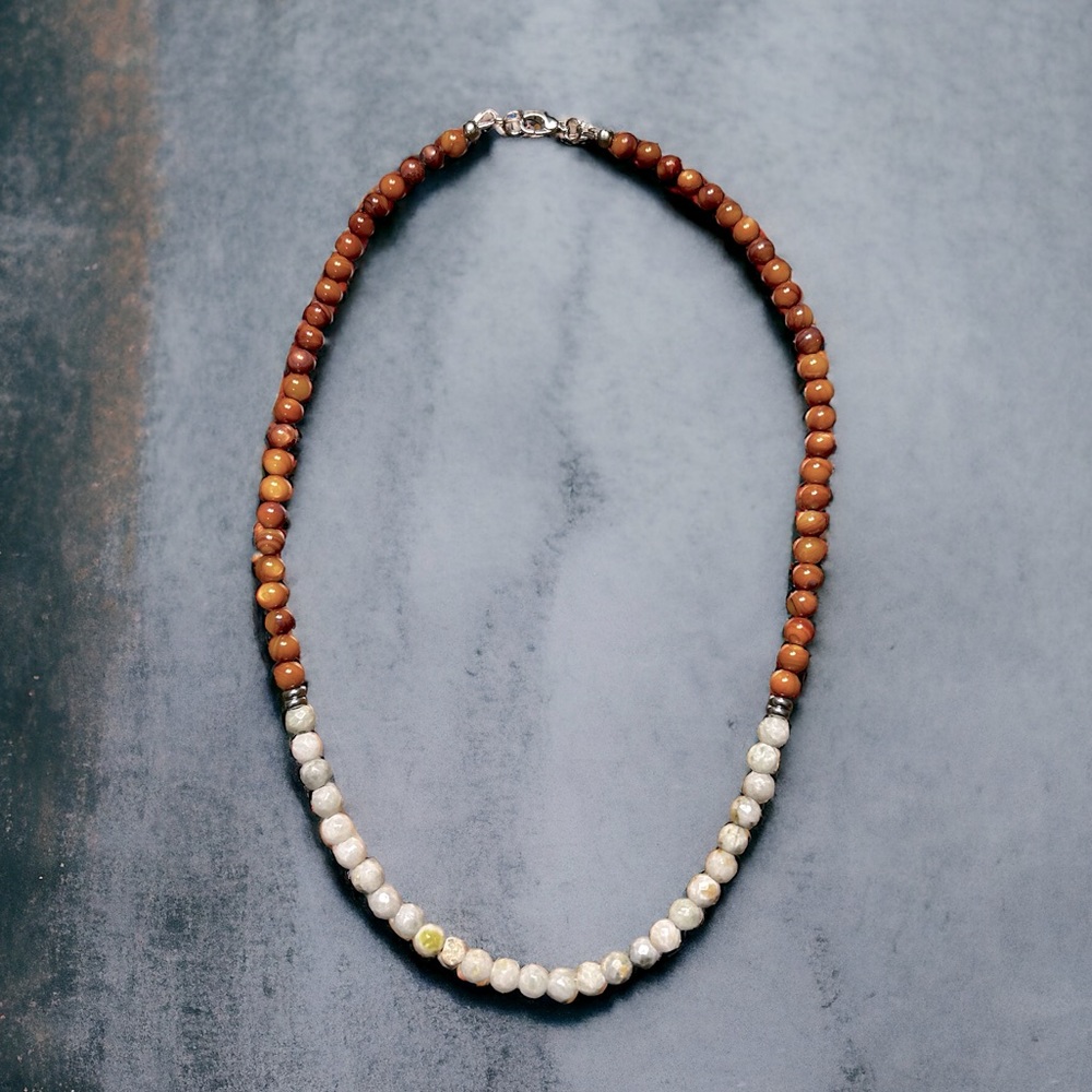 Peace Jade Beaded Necklace